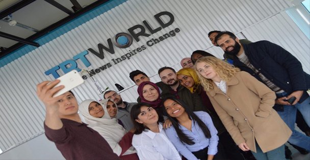 TRT World'ü ziyaret etti