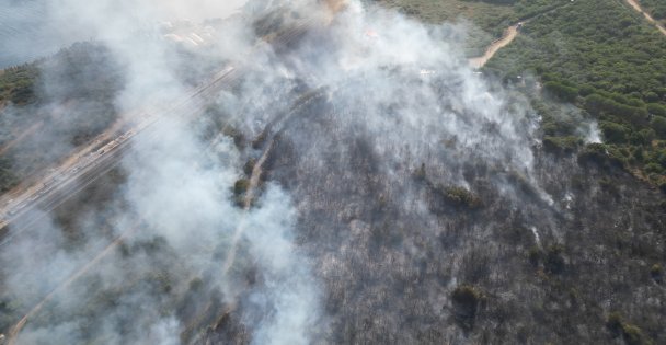 Tübi̇tak Yerleşkesinde Çıkan Yangına 4 Uçak Ve 2 Helikopterle Müdahale Sürüyor