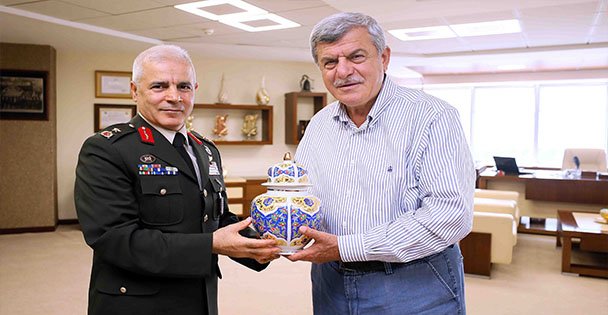 Tuğgeneral Kazım Dalkıran'dan veda ziyareti