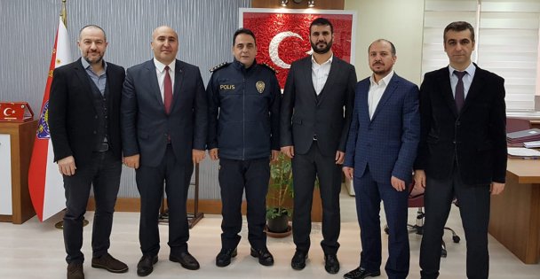 TÜMSİAD'DAN EMNİYET MÜDÜRÜ VE MÜFTÜYE ZİYARET