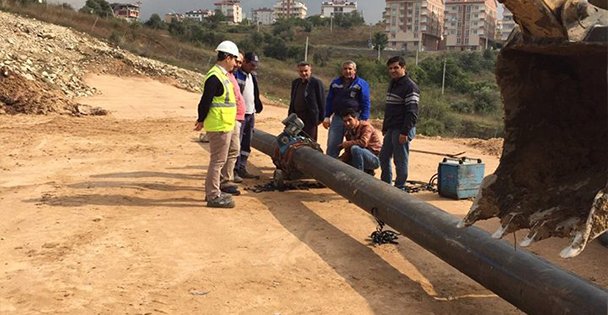 Tünelüstü'nde yoğun çalışma