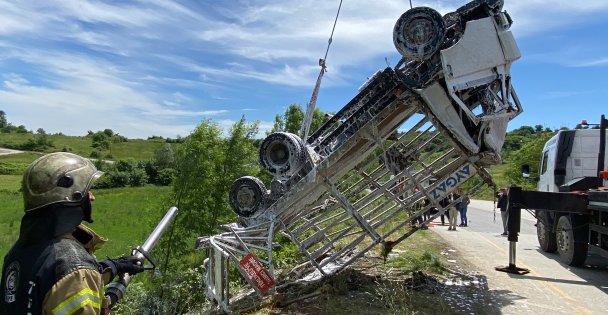 Tüp Yüklü Kamyonet Kaza Yapmıştı: Sürücüden Acı Haber Geldi