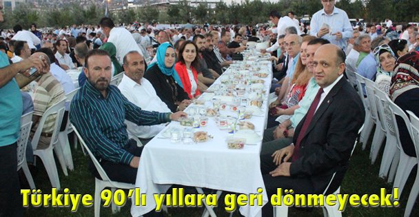 Türkiye 90'lı yıllara geri dönmeyecek!