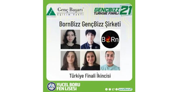 TÜRKİYE  BİRİNCİSİ, İKİNCİSİ VE ÖZEL ÖDÜL YÜCEL BORU FEN LİSESİNDEN...