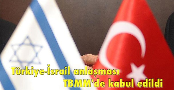 Türkiye-İsrail anlaşması TBMM'de kabul edildi