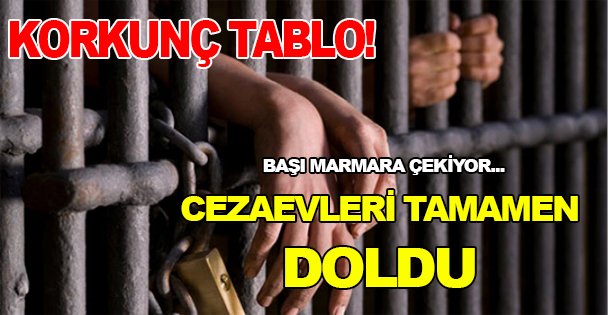 Türkiye'de cezaevleri tamamen doldu