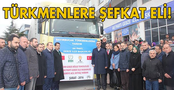 Türkmenlere şefkat eli!