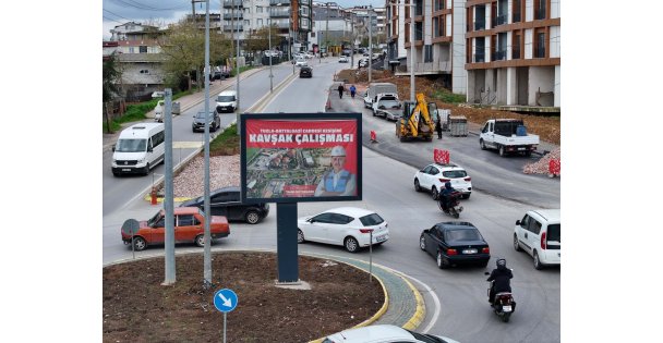 Tuzla-Battalgazi kesişiminde kavşak çalışması başladı