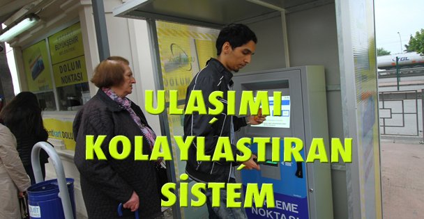 Ulaşımparktan ulaşımı kolaylaştıran sistem