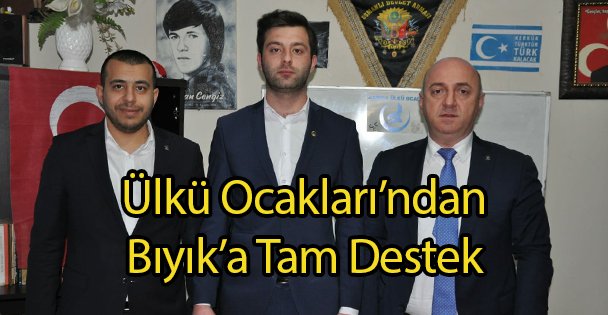 Ülkü Ocakları'ndan Bıyık'a Tam Destek