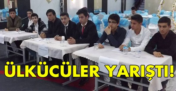 Ülkücüler yarıştı!