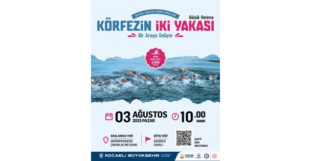 Ulusal Açık Su Yüzme Yarışlarının üçüncüsü pazar günü yapılacak