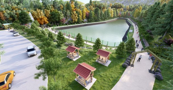 Umuttepe'deki Gölete Çevre Düzenlemesi