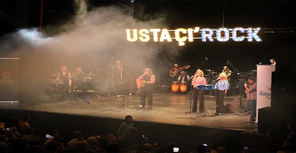 Usta Çı'rock Konseri Büyüledi