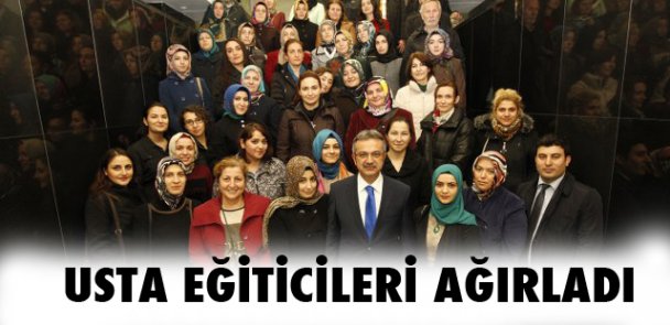 Usta eğiticileri ağırladı