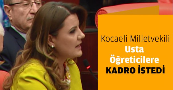 Usta öğreticilere kadro istedi