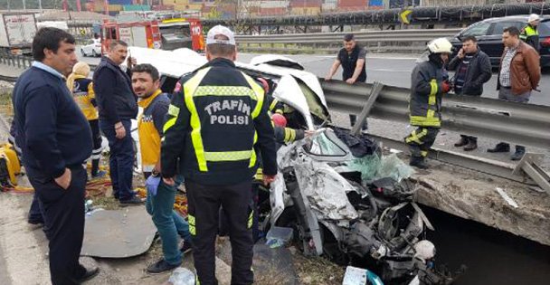 Vali aksoy'un eşi kaza geçirdi