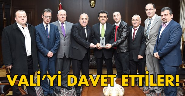 Vali Güzeloğlu'nu 'Artvin  Şenliklerine' davet ettiler