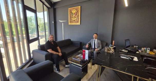 Vali İlhami Aktaş, İş İnsanı Hikmet Kara'yı Ziyaret Etti