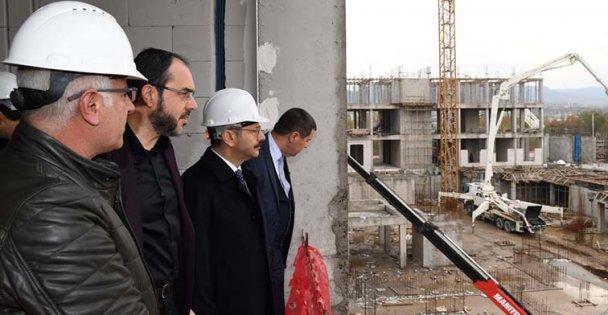 Vali yeni Emniyet binasını inceledi!