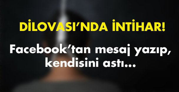 Veda mesajı yazıp, kendini astı!