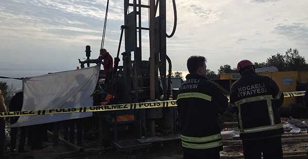 Vücuduna çelik halat dolanan işçi öldü