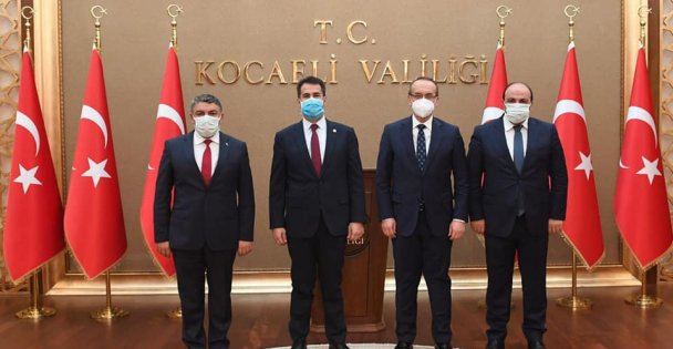 Yaman, Şayir ve Yıldırım'dan Kocaeli Protokolüne Ziyaret
