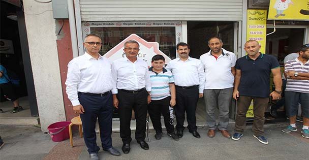 Yaman ve Köşker'den esnaf turu