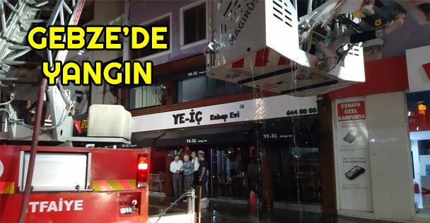 Yangına müdahale ederken düşen itfaiyeci yaralandı