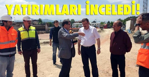 Yatırımları inceledi