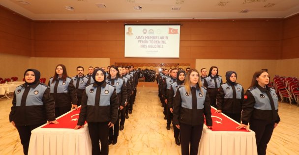 Yemin Eden Zabıta Memurları Göreve Başladı