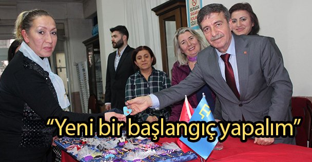 'Yeni bir başlangıç yapalım”