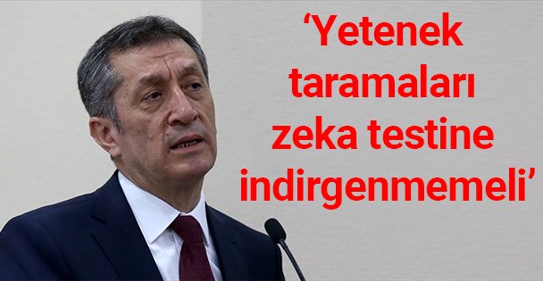 Yetenek taramaları zeka testine indirgenmemeli