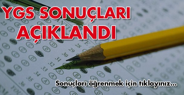 YGS sonuçları açıklandı!