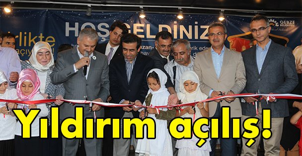 Yıldırım açılış!