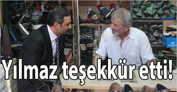 Yılmaz teşekkür etti