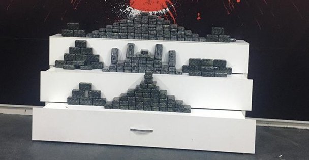 Yolcu otobüsünde 104 kilo 600 gram eroin ele geçirildi