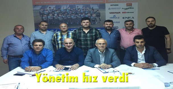 Yönetim hız verdi