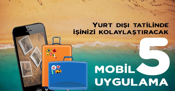 Yurt Dışı Tatilinde İşinizi Kolaylaştıracak 5 Mobil Uygulama