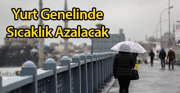 Yurt Genelinde Sıcaklık Azalacak