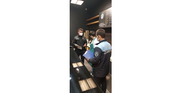 Zabıta ve Emniyetten  Gebze'de Kafe Denetimleri