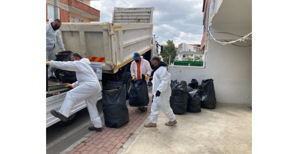 Zabıtadan çöp ev operasyonu