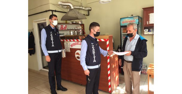 Zabıtadan Kahvehane Denetimleri