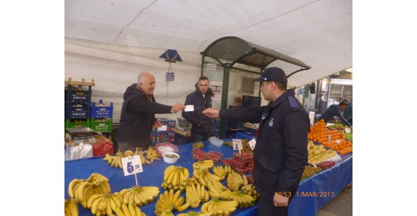 Zabıtadan pazar denetimi