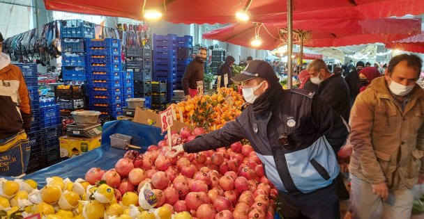 Zabıtadan Pazarlarda Denetim