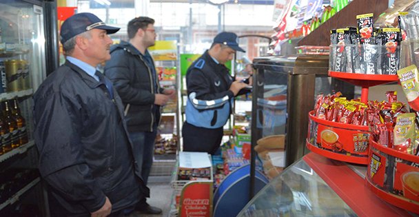 Zabıtadan yılbaşı denetimleri