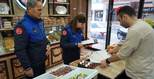 Zabıtadan yılbaşı öncesi denetim