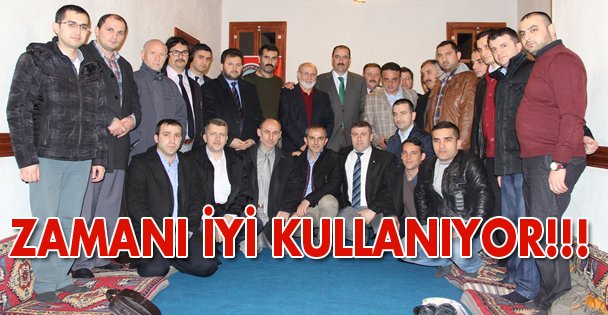 Zamanı iyi kullanıyor!