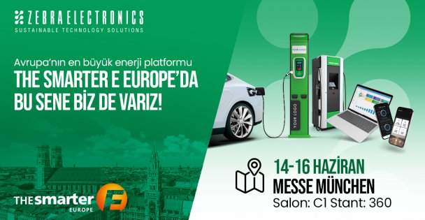 Zebra Elektronik The Smarter E Europe  Münih Almanya'da