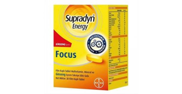 Zinde kalmak için:Supradyn